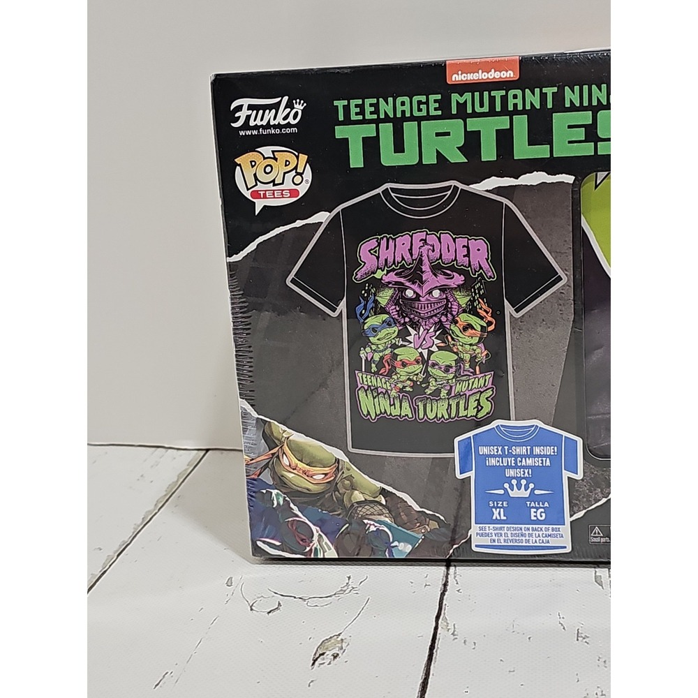 Funko Pop TMNT Teenage Mutant Ninja Turtles Shredder Target XL T Shirt NIB 2021 - Picture 8 of 14